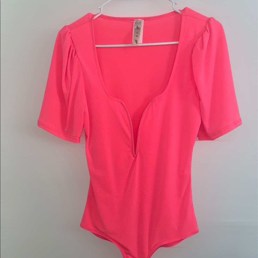 Neon Pink Bodysuit!!